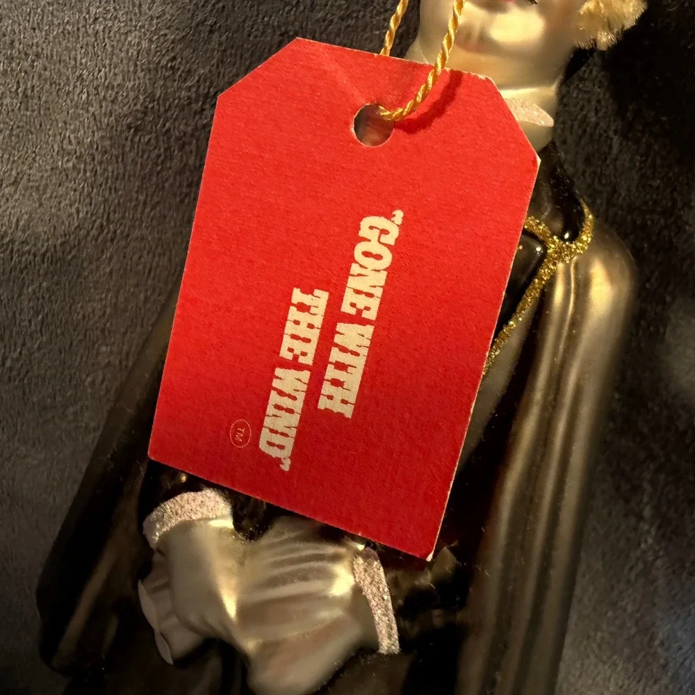 Komozja Kurt Adler Gone With The Wind Rhett Butler Glass Ornament Poland 1997